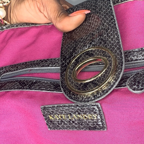 Kate Landry Python Textured Oversized Tote - Picture 8 of 10